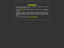 Tablet Screenshot of maniapub.trackmania.com